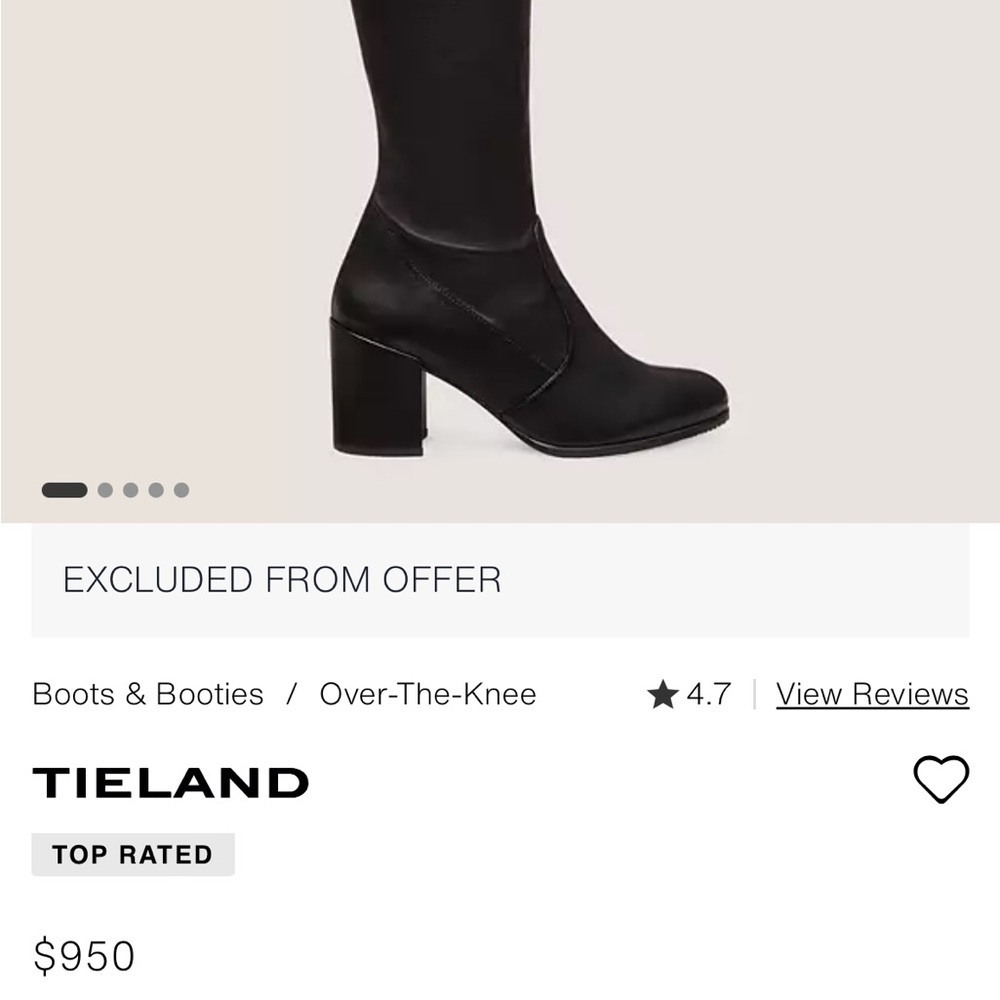Stuart Weitzman black boots